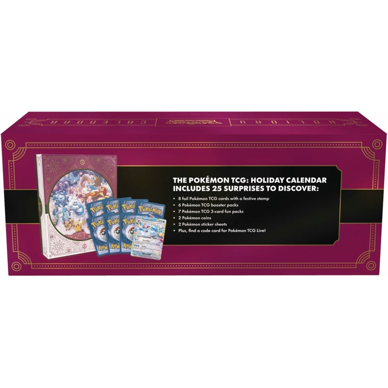 pokemon booster pack calendar Pokemon: Holiday (2023) Pokémon TCG: Holiday Calendar 2025