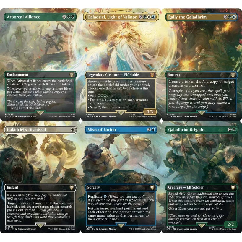 lotr mtg promo cards Magic The Gathering: The Lord of the Rings: Tales of Middle-earth: Sce main image 1