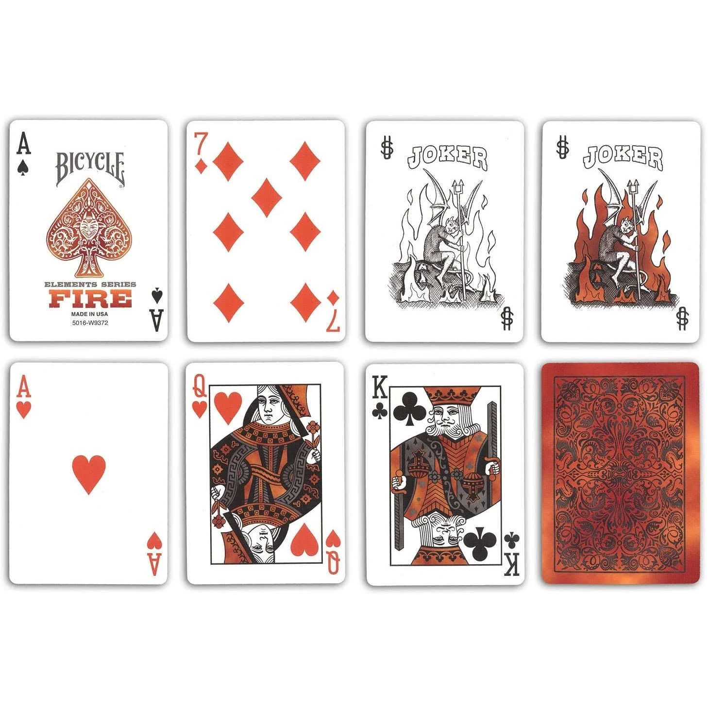 Fire best sale playing cards